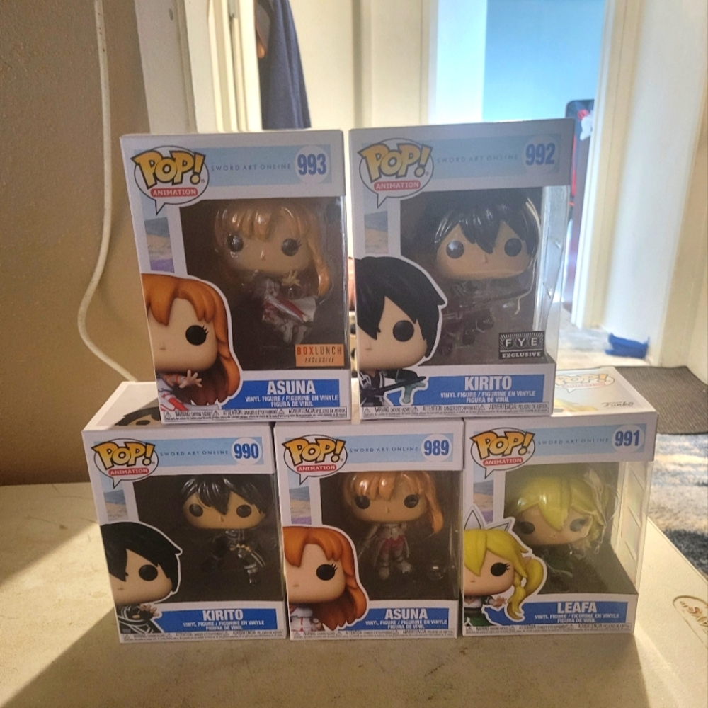 Funko Pop Lot (Sword Art Online)